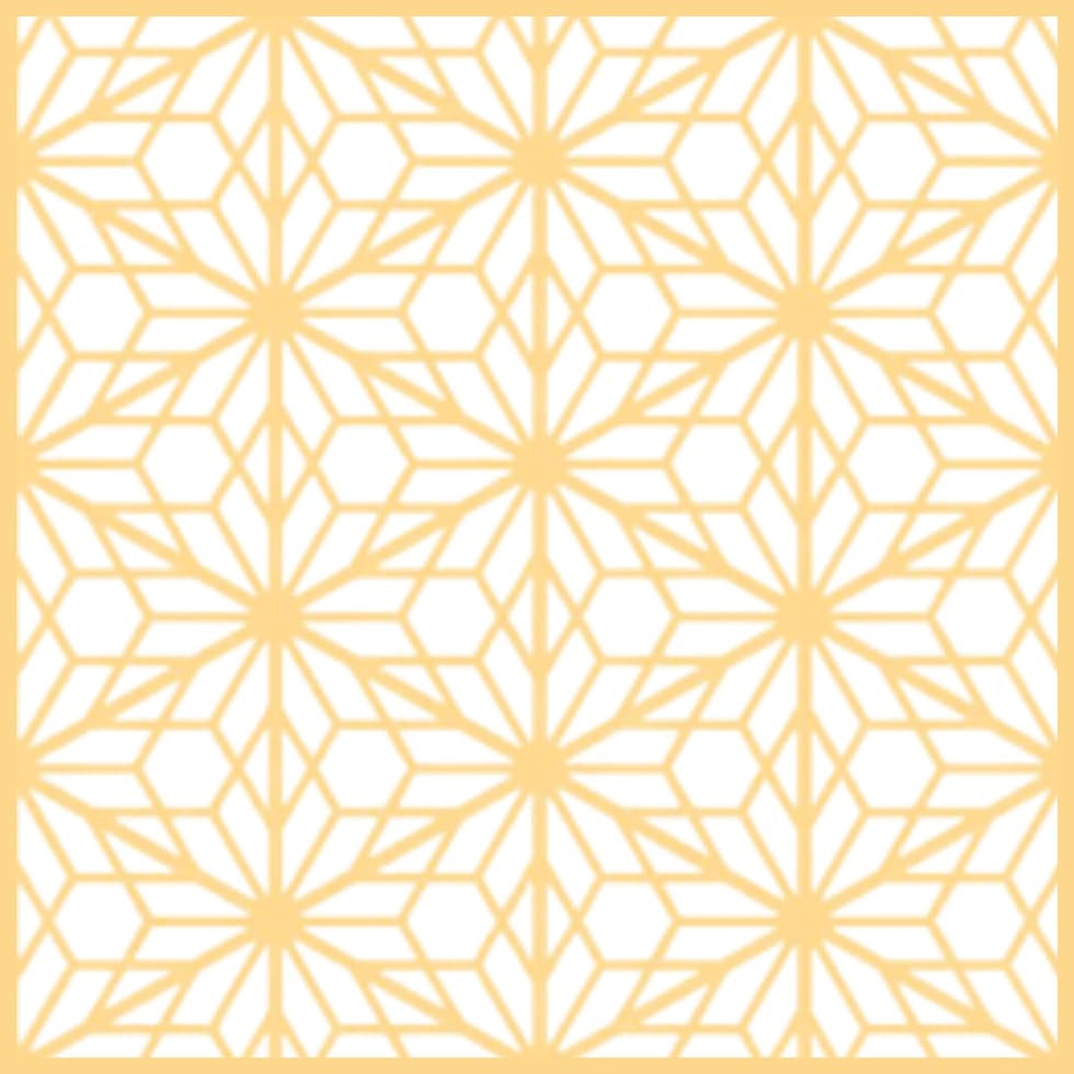 八重桜亀甲 | Tsumiishi-kikkō